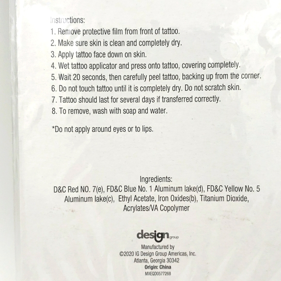 RAINBOW TATTOOS $8 or 3/$12 BUNDLE - Picture 2 of 2